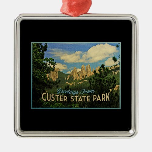 Custer State Park Metal Ornament