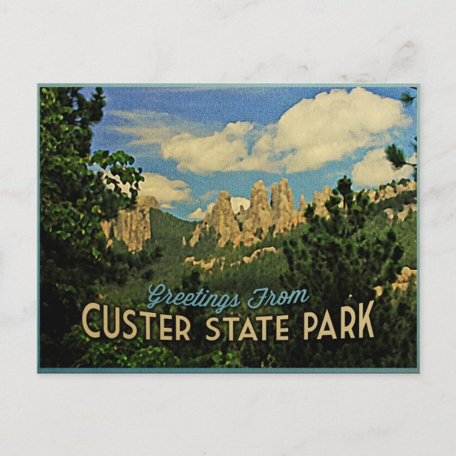 Custer State Park Postcard (Front)