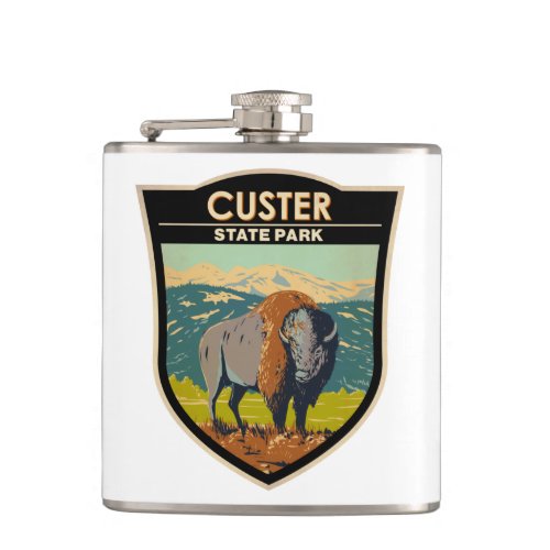 Custer State Park South Dakota American Bison Flask