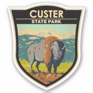 Custer State Park South Dakota American Bison Sticker