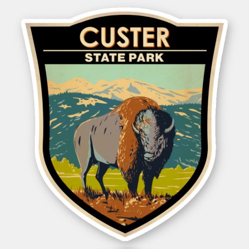 Custer State Park South Dakota American Bison Sticker