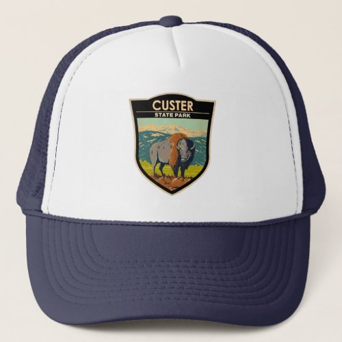 Custer State Park South Dakota American Bison Trucker Hat