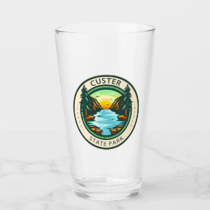 Custer State Park South Dakota Badge Glass