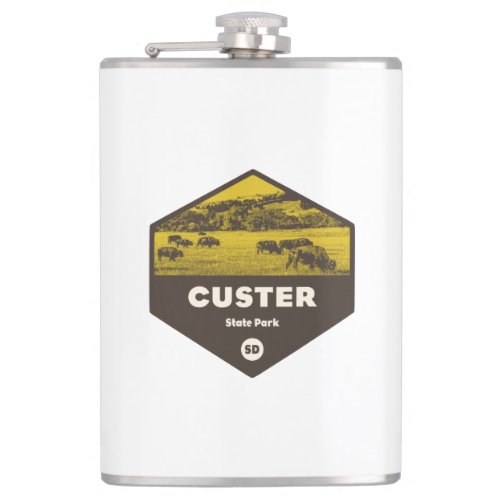 Custer State Park South Dakota Flask