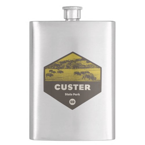 Custer State Park South Dakota Flask