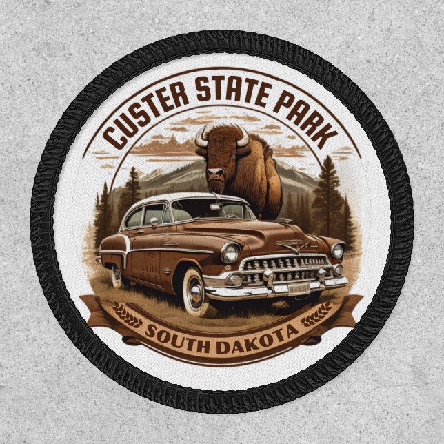 custer state park south dakota patch (Front)