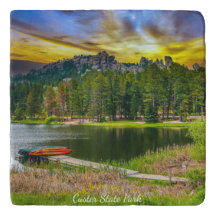 Custer State Park stone trivet