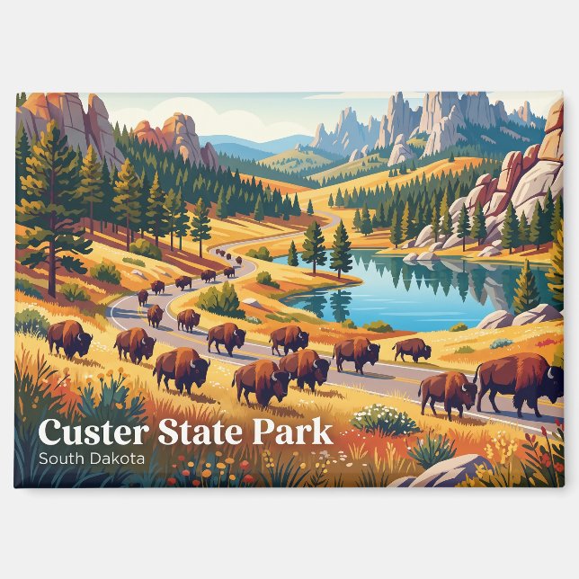 Custer State Park USA Magnet (Front)