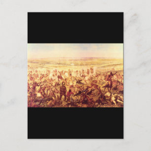 Custer's Last Fight', Unknown_Art of America Postcard