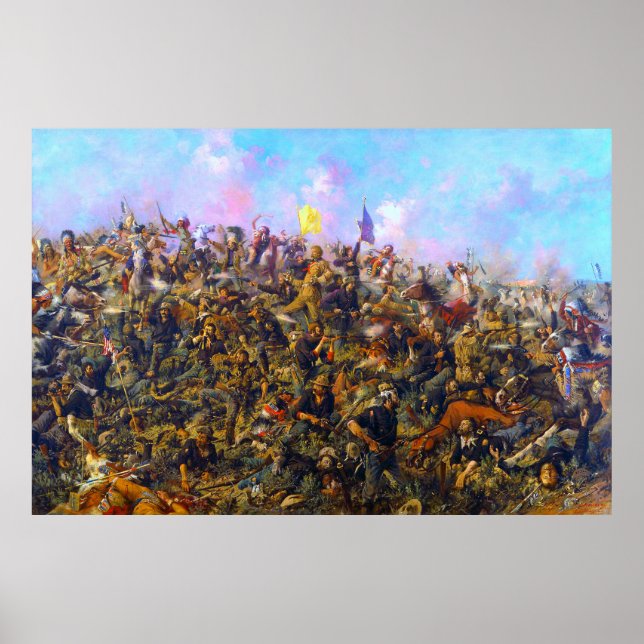 Custer's Last Stand Edgar Samuel Paxson 1899 Poster (Front)