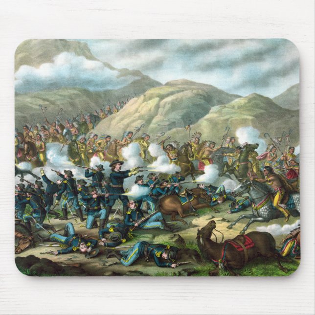Custer's Last Stand Mouse Pad (Front)