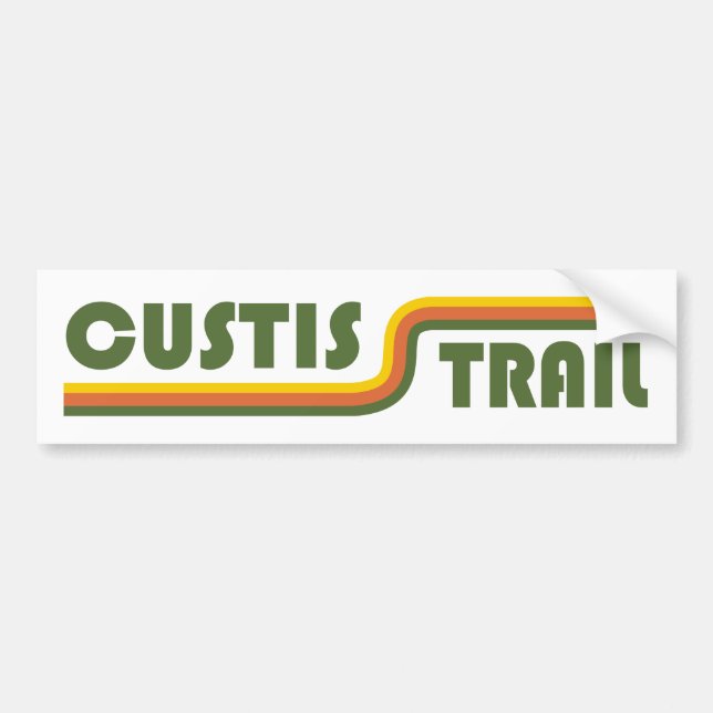 Custis Trail Bumper Sticker (Front)