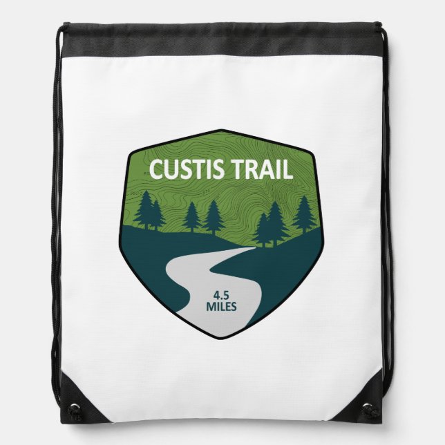 Custis Trail Drawstring Bag (Front)