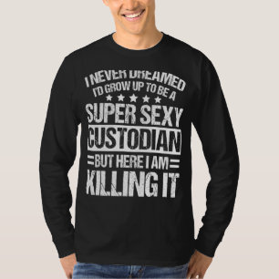 Custodian Apparel  Unique  Custodians Design T-Shirt