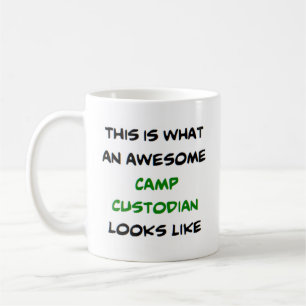 custodian camp, awesome coffee mug