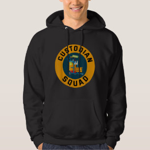 Custodian Custodian Squad Funny School Custodian G Hoodie