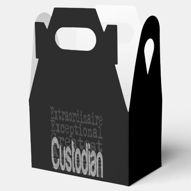Custodian Extraordinaire Favor Boxes (Opened)