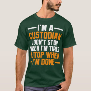 Custodian Janitor School Custodian T-Shirt