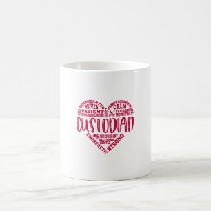 Custodian, janitor,subway art design coffee mug