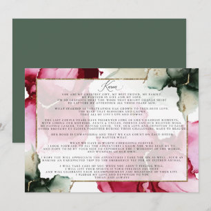 Custom2 Christine Vows  Sage  Pink Abstract 