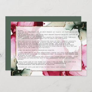 Custom3 Christine Vows Sage Pink Abstract