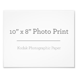 Custom 10 x 8 Photo Print