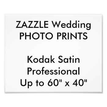 Custom 10" X 8" Professional Photo Prints by TheWeddingCollection at Zazzle