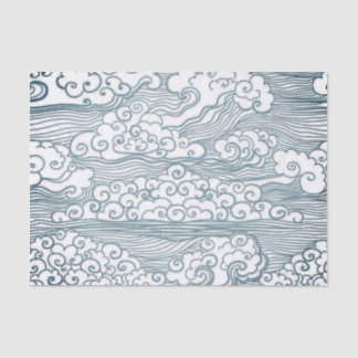 Custom 10lb Tissue Paper, White Japanese CLOUD Tissue Paper