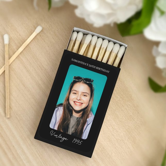 Custom 10th 20th 30th 40th 50th 60th 70th Birthday Matchboxes (Creator Uploaded)