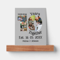Custom 10th wedding anniversary 11 photo collage