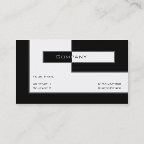 Custom 124 business card