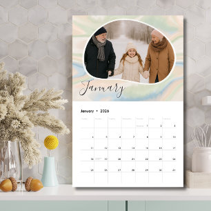 Custom 12-Month Photo Calendar – Grandparent Gift