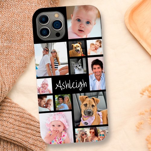 Custom 12 Photo Collage Your Color Case_Mate iPhon Case_Mate iPhone 14 Case