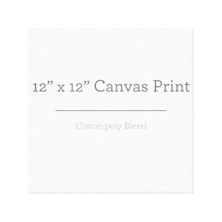 Custom 12 X 12 Canvas