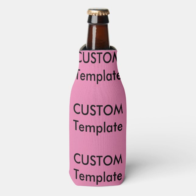 Custom 12oz Bottle Cooler Chiller Sleeve (Bottle Front)