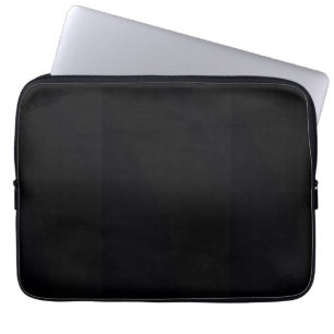 Custom 13-Inch Black Neoprene Laptop Sleeve