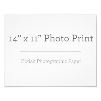 Custom 14 x 11 Photo Print