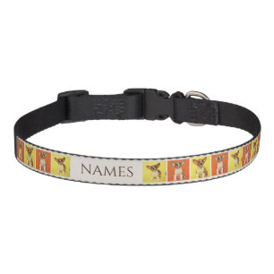 Custom 15 Photo Collage &  Name Pet Dog Picture On Collar