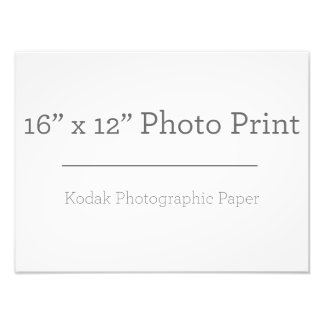 Custom 16 x 12 Photo Print