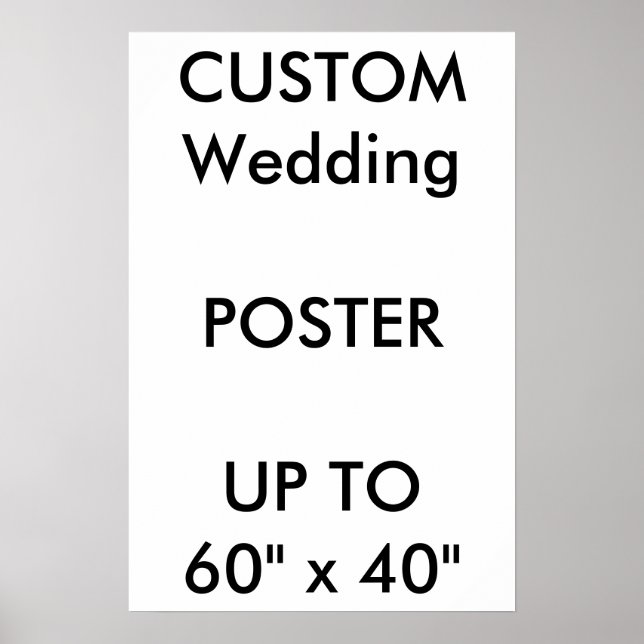 Custom 16" x 24" Poster MATTE Portrait (Front)