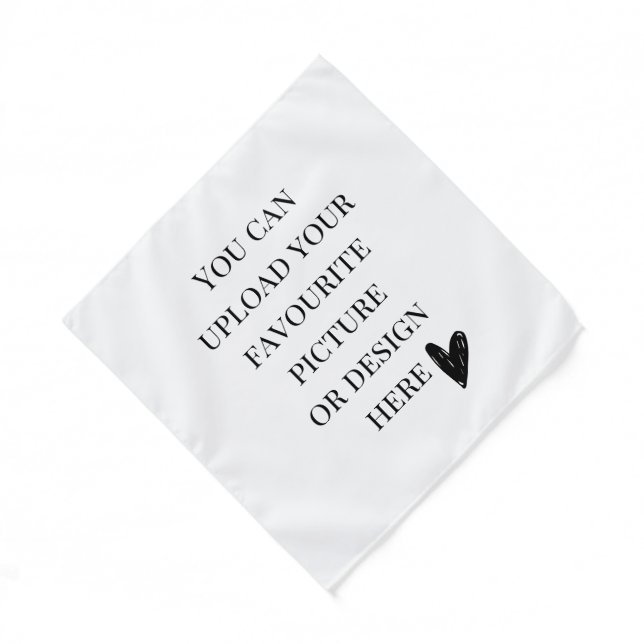 Custom 18" x 18"  bandana (Front)