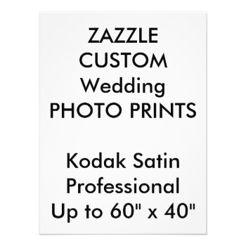 Custom 18" X 24" Professional Photo Prints by TheWeddingCollection at Zazzle