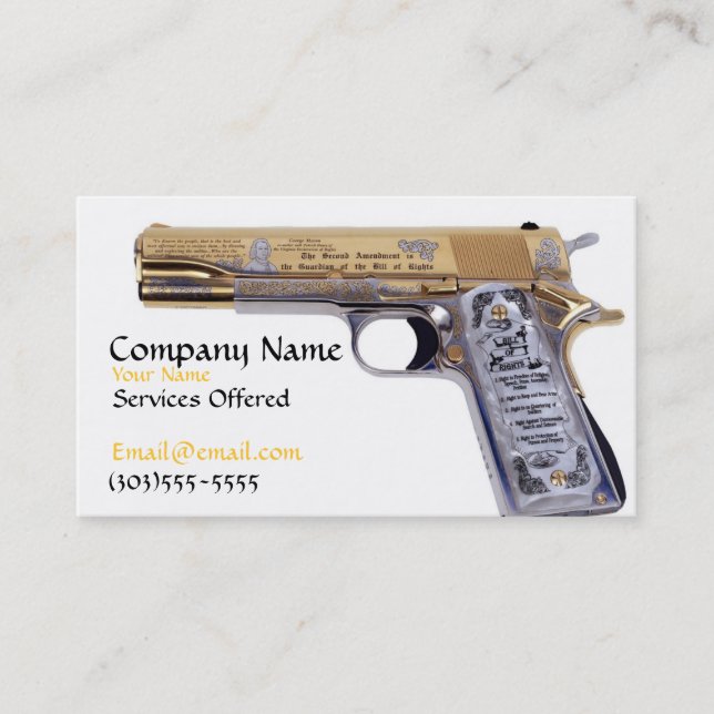 Custom 1911 Business card (Front)