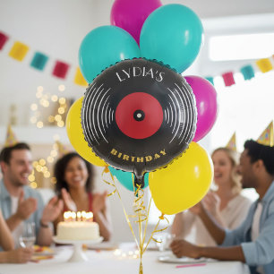 Custom 1920s Vintage Vinyl Record  Balloon