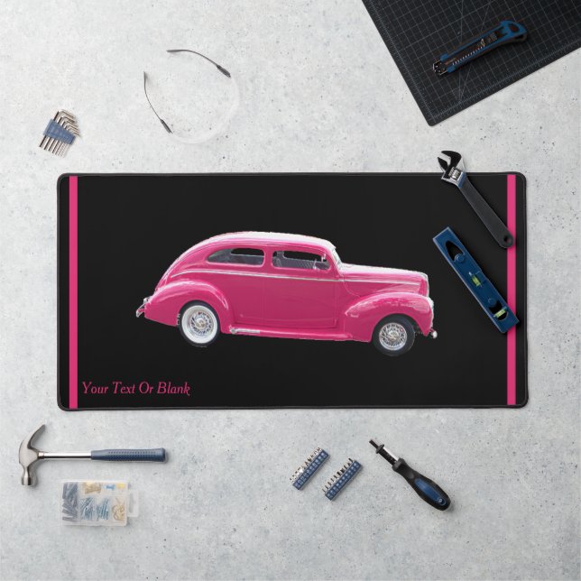 Custom 1940 Famous American Make Sedan Desk Mat (Workstation)