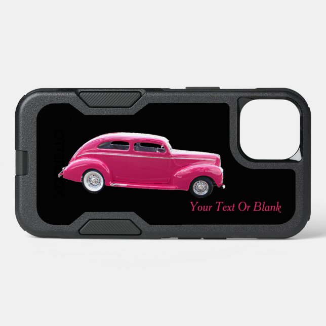 Custom 1940 Famous American Make Sedan Otterbox iPhone Case (Back Horizontal)