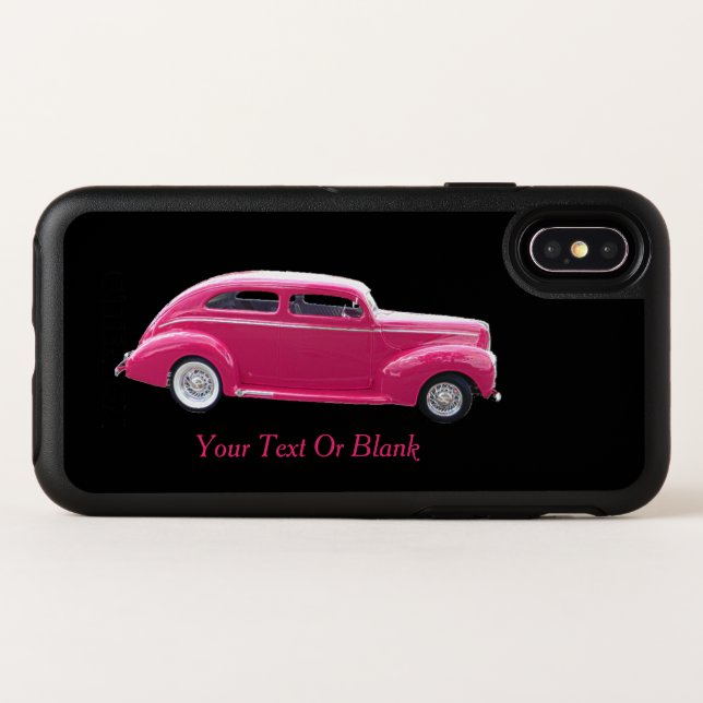 Custom 1940 Famous American Make Sedan Otterbox iPhone Case (Back Horizontal)