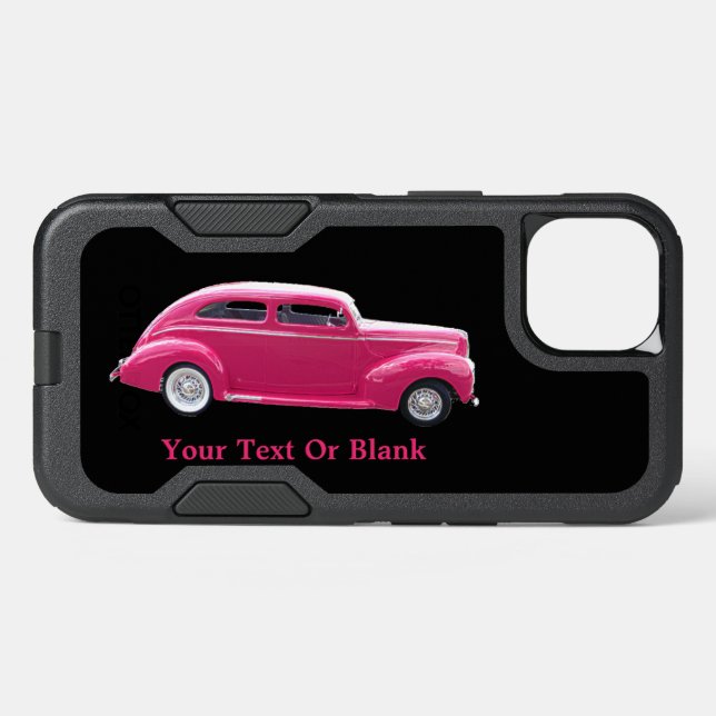 Custom 1940 Famous American Make Sedan Otterbox iPhone Case (Back Horizontal)