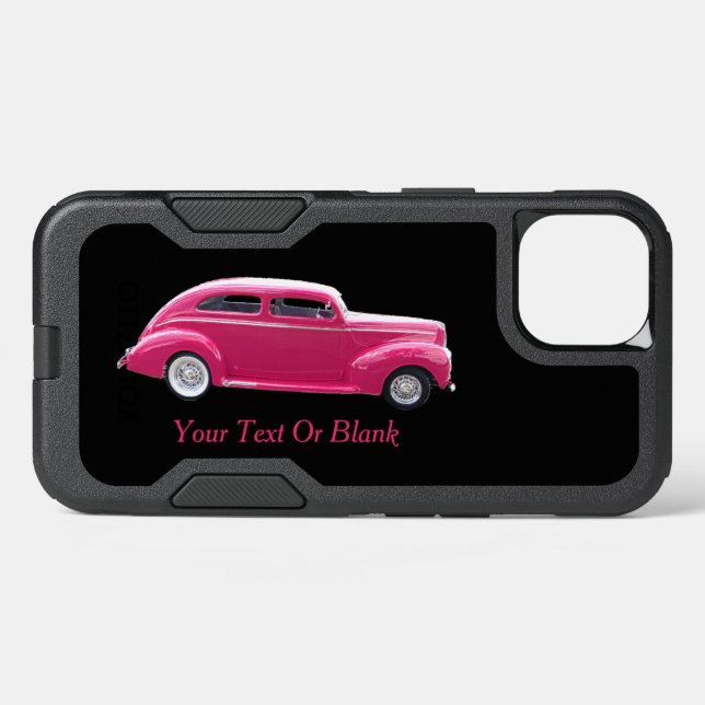 Custom 1940 Famous American Make Sedan Otterbox iPhone Case (Back Horizontal)