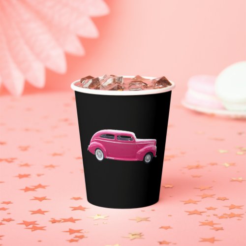 Custom 1940 Famous American Make Sedan Paper Cups